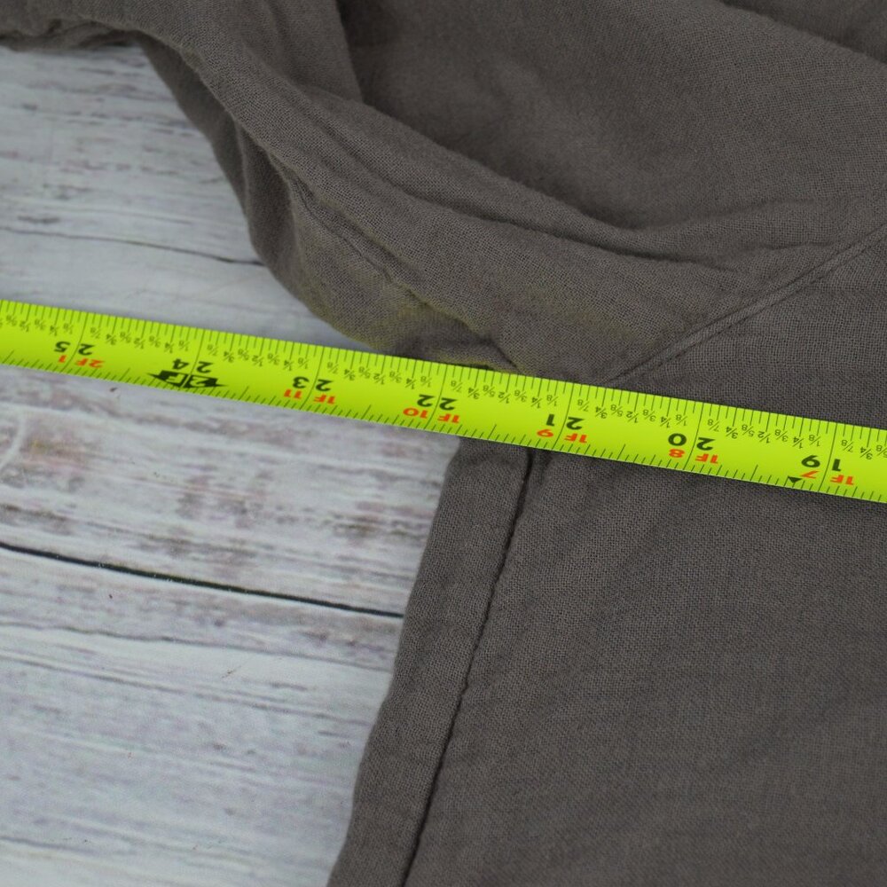Parachute 100% Cotton Sleep Shirt In Grey Color Womens Sz Large READ Stains - Picture 9 of 12